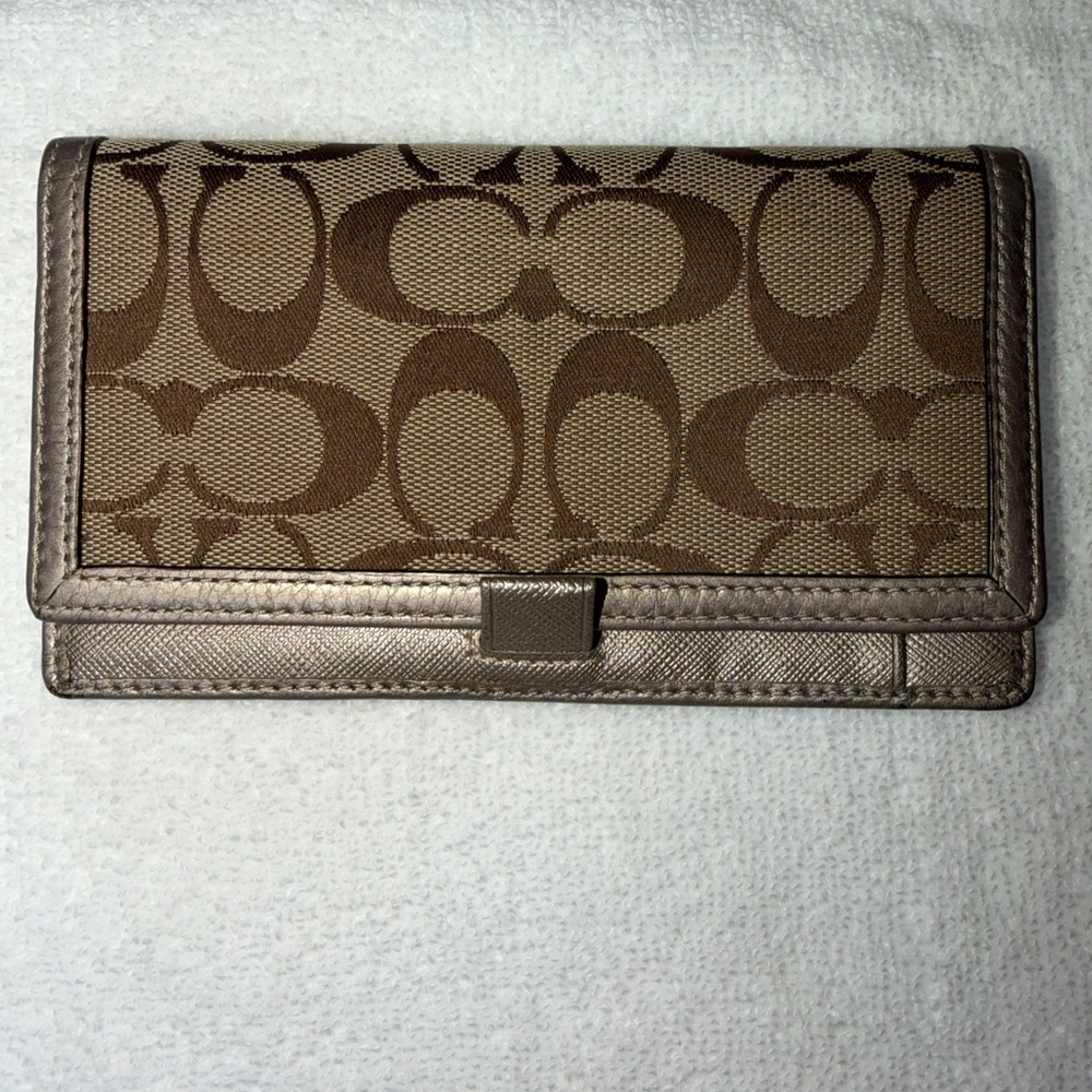 Coach Brown Signature Wallet
